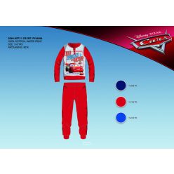   Winterse katoenen interlock kinderpyjama - Disney Cars - rood - 98