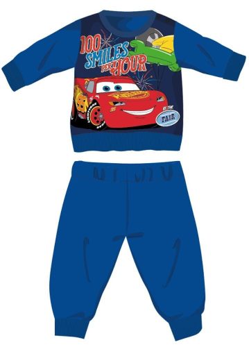 Disney Cars winter thick baby pyjama - cotton flannel pyjama - medium blue - 86