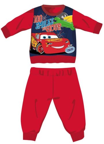 Disney Cars winter thick baby pyjama - cotton flannel pyjama - red - 92