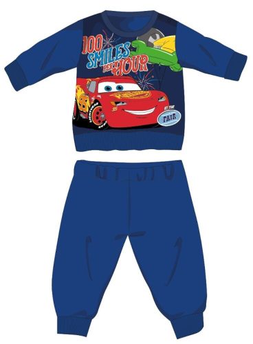 Disney Cars winter thick baby pyjama - cotton flannel pyjama - dark blue - 92