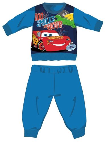 Disney Cars winter dikke baby pyjama - katoenen flanellen pyjama - lichtblauw - 86