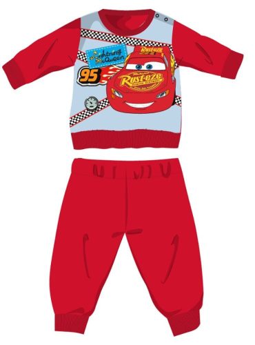Disney Cars winter cotton baby pyjama - interlock pyjama - red - 92