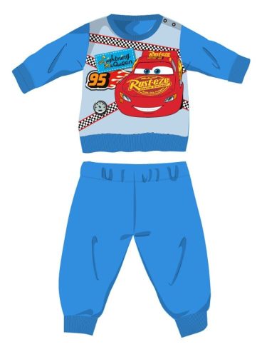 Disney Cars winter cotton baby pyjama - interlock pyjama - light blue - 80