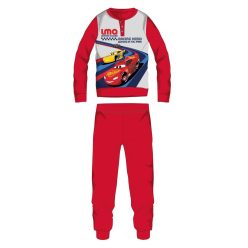   Disney Cars winterse katoenen kinderpyjama - interlock pyjama - Racing hero opdruk - rood - 110