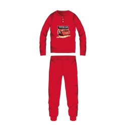   Disney Cars winterse katoenen kinderpyjama - interlock pyjama - rood - 104