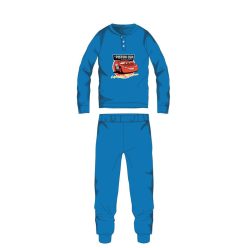   Disney Cars winterse katoenen kinderpyjama - interlock pyjama - lichtblauw - 98