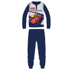   Disney Cars fleece pyjama - dikke winterse kinderpyjama - donkerblauw - 98