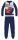 Disney Cars fleece pyjama - dikke winterse kinderpyjama - donkerblauw - 98