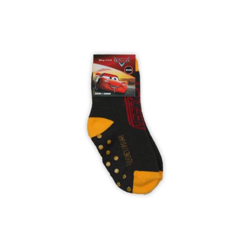 Antislip kinder sokken - Cars - pluche - bruin - 23-26