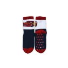 Antislip kinder sokken - Cars - pluche - donkerblauw - 27-30