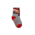 Antislip kinder sokken - Cars - pluche - grijs - 23-26