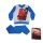 Winterse katoenen kinderpyjama - Cars - middenblauw - 122