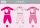 Enrico Coveri long slim baby pajamas - 100% cotton pajamas - Elephant pattern - pink - 92
