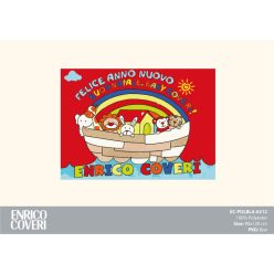 Enrico Coveri baby fleece deken - 90 x 120 cm - rood