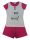 Korte mouw katoenen kinderpyjama - Evidence - roze - 116