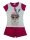 Korte mouw katoenen kinderpyjama - Evidence - roze - 122