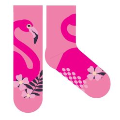 Flamingo antislip pluche normale sokken voor kinderen