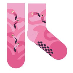 Flamingo antislip pluche normale sokken voor kinderen