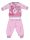 Flamingo winter katoenen baby pyjama - interlock pyjama - lichtroze - 98