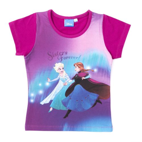 Frozen meisjes korte mouwen T-shirt - katoenen T-shirt - bordeaux_116