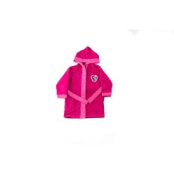   Kinderbadjas - Microfiber met capuchon - Frozen - 110-116 - roze