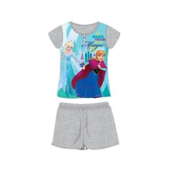   Zomerse korte mouwen kinder katoenen pyjama - Disney Frozen - grijs - 140