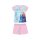Zomerse korte mouwen kinder katoenen pyjama - Disney Frozen - lichtroze - 140