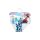 Disney Frozen tweedelige badpak voor meisjes - ruitjesprint - wit - 98