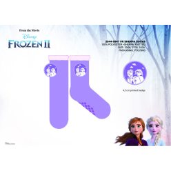   Disney Frozen antislip warme winter sokken voor kinderen - sherpa sokken - paars