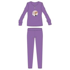   Disney Frozen flanellen katoenen pyjama - dikke winterse kinderpyjama - paars - 110