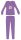 Disney Frozen flanellen katoenen pyjama - dikke winterse kinderpyjama - paars - 98