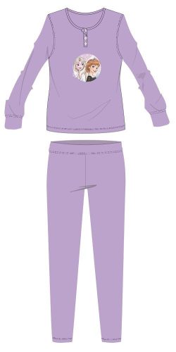 Disney Frozen flanellen katoenen pyjama - dikke winterse kinderpyjama - lichtpaars - 122