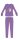Disney Frozen winterkatoenen kinderpyjama - interlock pyjama - donkerpaars - 110