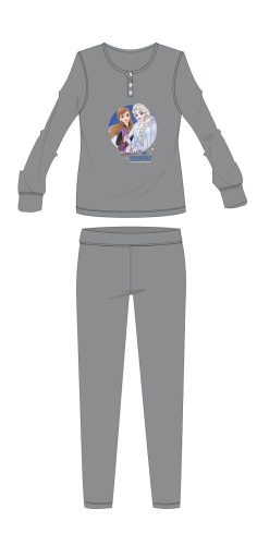 Disney Frozen winterkatoenen kinderpyjama - interlock pyjama - grijs - 110