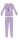 Disney Frozen winterkatoenen kinderpyjama - interlock pyjama - lichtpaars - 110