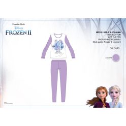 Disney Frozen kinder jersey pyjama - katoenen pyjama - paars