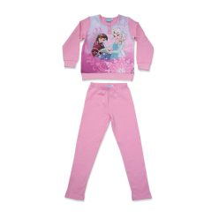 Winter flannel kinderpyjama - Frozen - lichtroze - 140