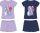 Disney Frozen katoenen zomeroutfit - T-shirt en korte broek set - donkerblauw - 110