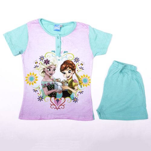 Korte mouw katoenen kinderpyjama - Frozen - groen - 110