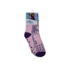 Antislip kinderbeenwarmers - Frozen - volledig pluche - lichtpaars - 23-26