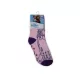 Antislip kinderbeenwarmers - Frozen - volledig pluche - lichtpaars - 27-30