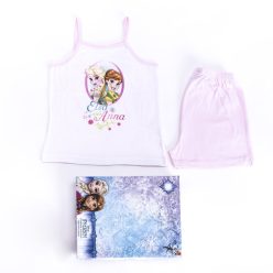   Frozen meisjes katoenen pyjama - mouwloze pyjama - zomer set - lichtroze - 122
