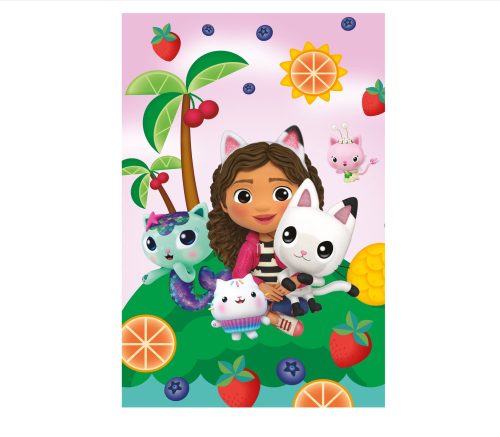 Gabi poppenhuis fleece deken - 100 x 150 cm - 1