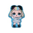 Omkeerbare LOL Surprise Doll speelkussen voor meisjes - twee-in-één kussen - turquoise-paars