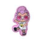 Omkeerbare LOL Surprise Doll speelkussen voor meisjes - twee-in-één kussen - lichtroze-koningsblauw