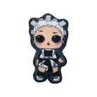 Omkeerbare LOL Surprise Doll speelkussen voor meisjes - twee-in-één kussen - roze-donkergrijs