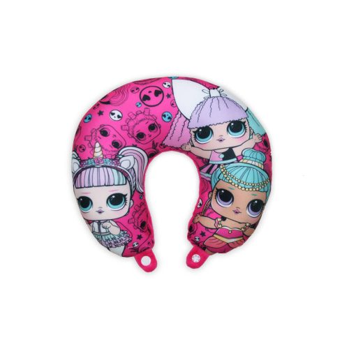 LOL Surprise Doll reiskussen voor meisjes - nekkussen - roze
