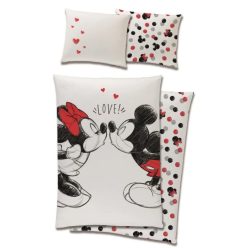 MICKEY MOUSE love bedding 100% cotton 140x200 + 70x90