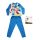 Lange dunne katoenen kinderpyjama - Mickey Mouse - Jersey - middelblauw - 110
