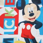 Lange dunne katoenen kinderpyjama - Mickey Mouse - Jersey - middelblauw - 110